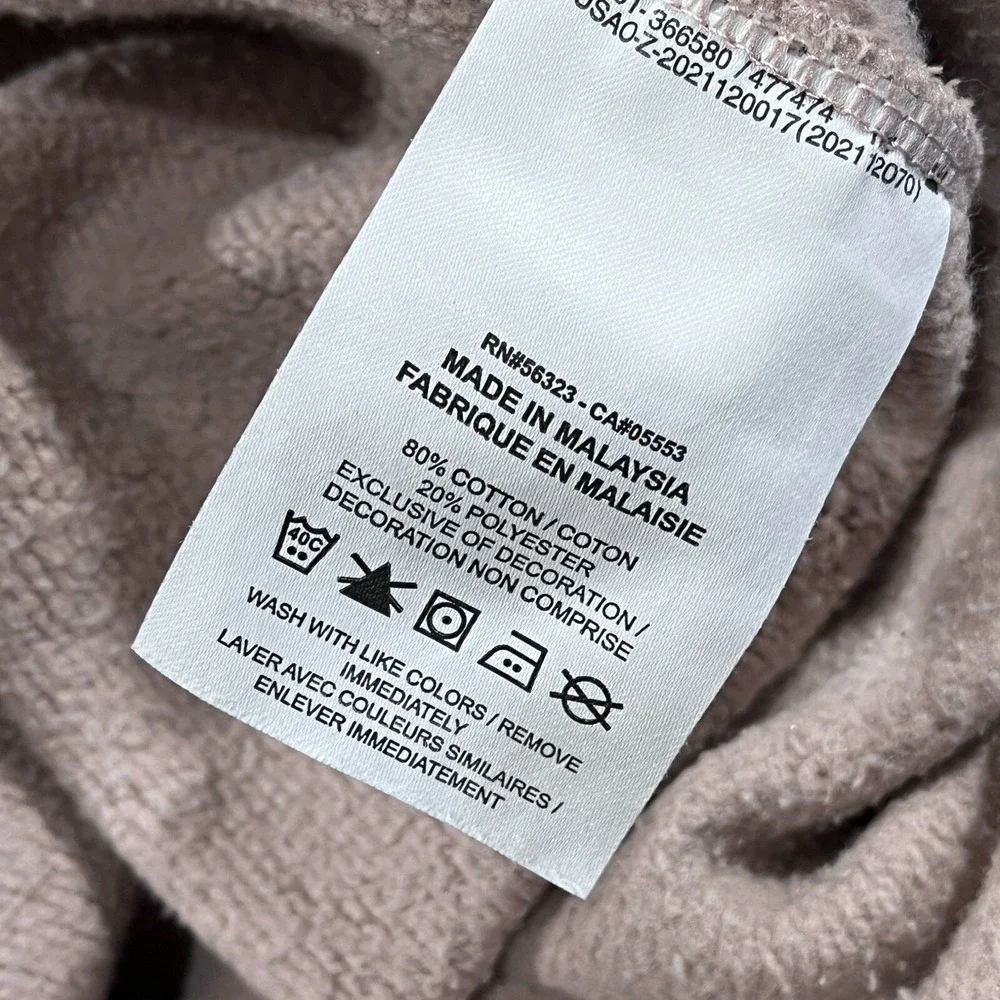 Nike Sportswear Jogger Womens 3X Loose Fit Short Crop Cotton‎ Blush DV5213-272